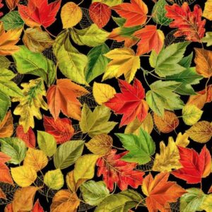 Timeless Treasures Harvest Leaves
